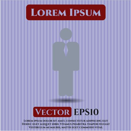 Businessman vector symbol