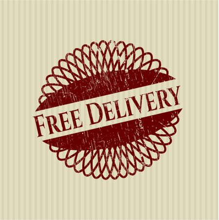 Free Delivery rubber stamp