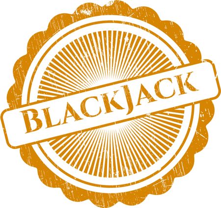BlackJack rubber grunge texture stamp