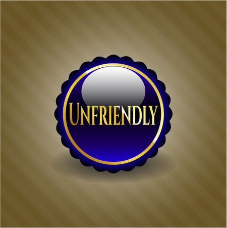 Unfriendly shiny badge
