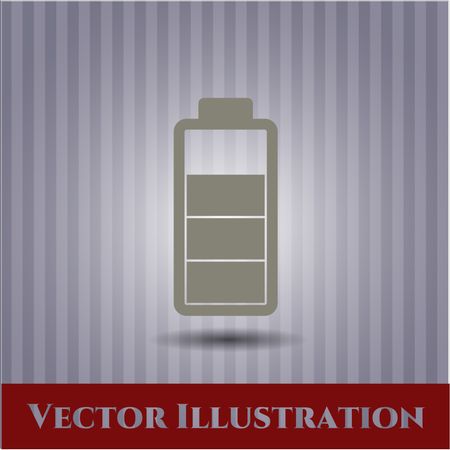 Battery vector icon