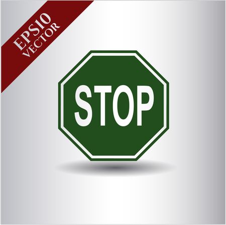 Stop icon or symbol