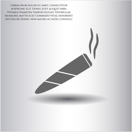 Joint (cigarette) icon or symbol