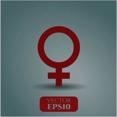 Female icon vector illustration