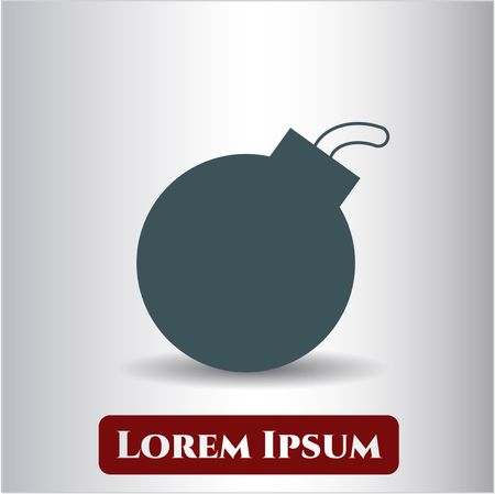 Bomb vector symbol
