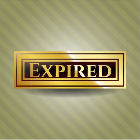 Expired golden badge