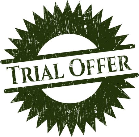 Trial Offer rubber texture