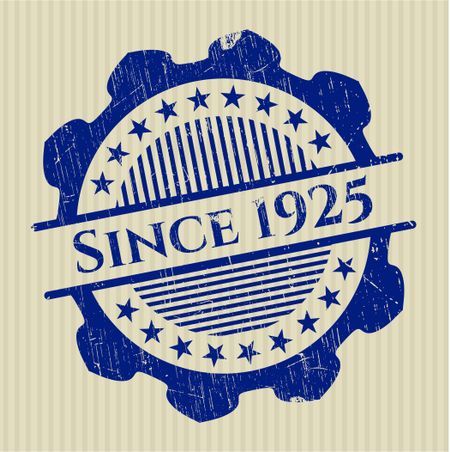 Since 1925 grunge stamp