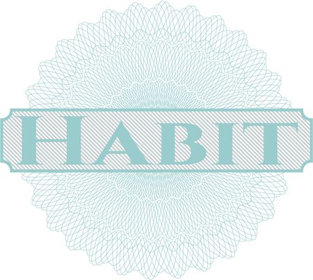 Habit abstract rosette