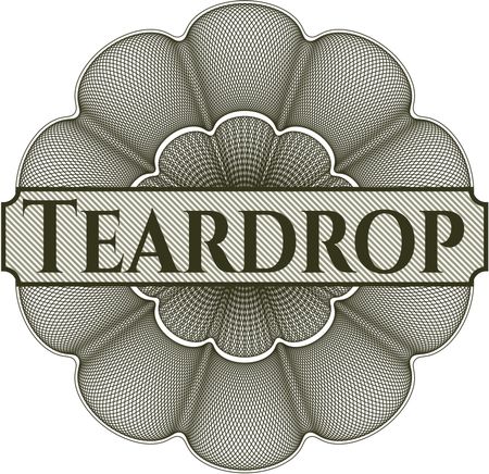 Teardrop rosette