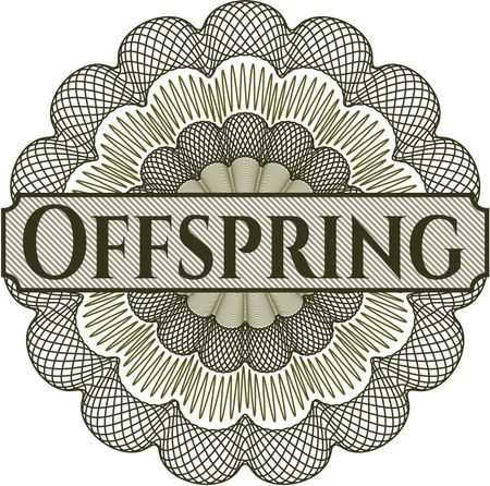 Offspring abstract rosette