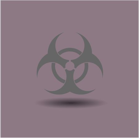 Biohazard vector symbol