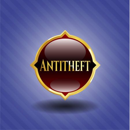Antitheft gold badge