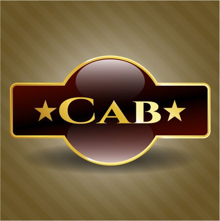 Cab gold shiny emblem