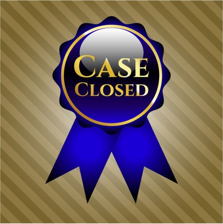 Case Closed gold badge