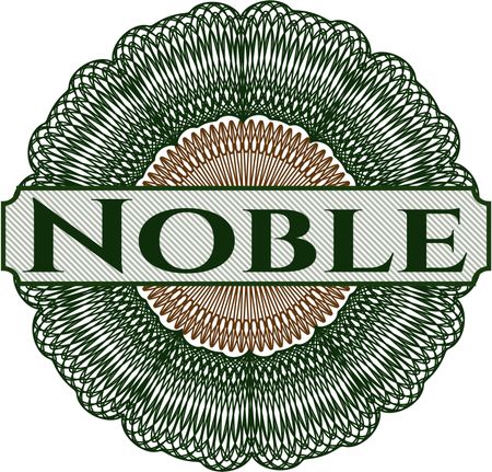 Noble money style rosette