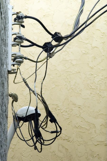 Electrical connections in alley