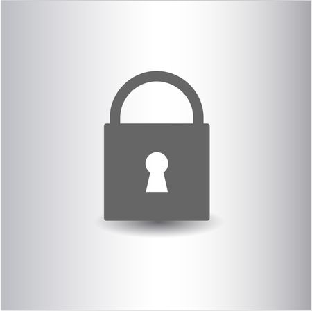 Closed Lock icon or symbol