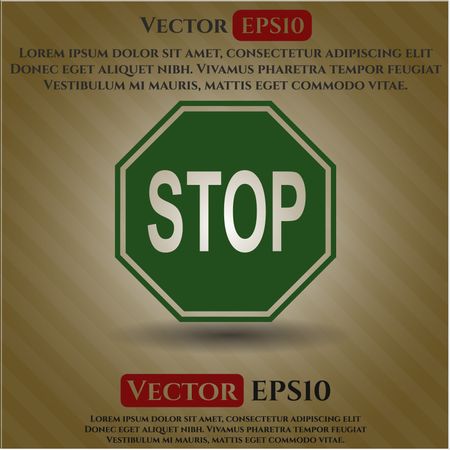 Stop icon or symbol