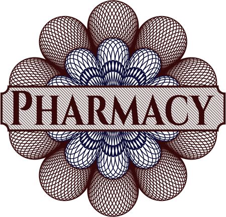 Pharmacy abstract rosette
