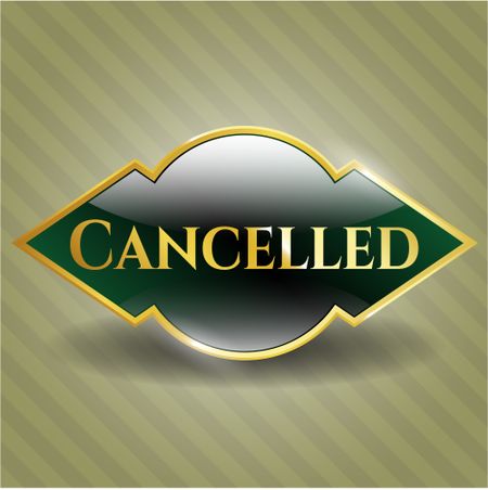 Cancelled gold badge