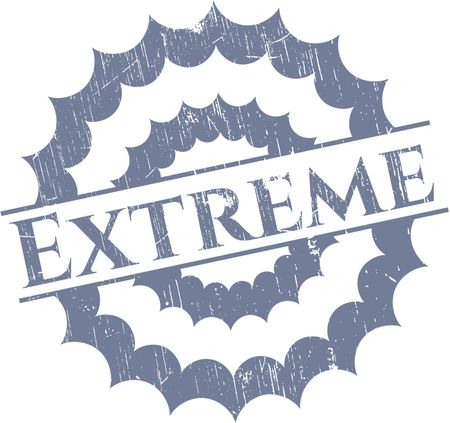 Extreme rubber grunge stamp