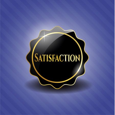 Satisfaction black emblem