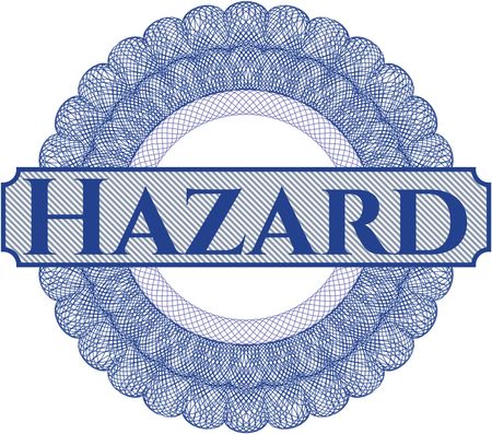Hazard abstract rosette
