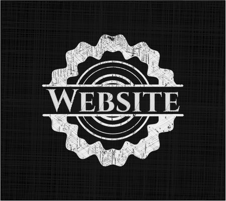 Website chalk emblem