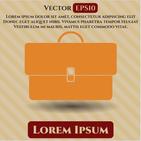 Briefcase icon vector illustration