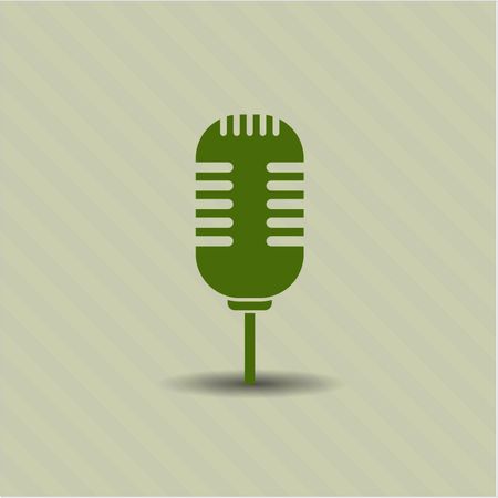 Microphone vector symbol