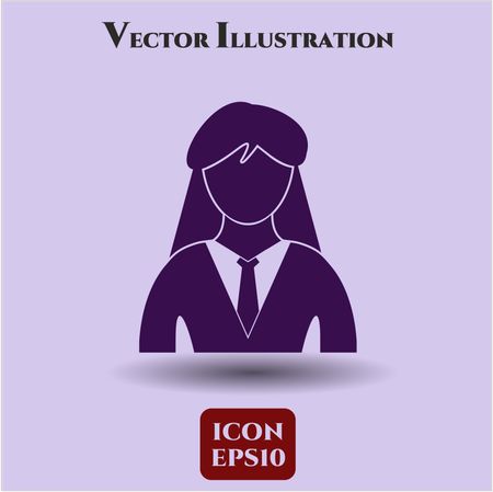 Businesswoman icon vector illustration
