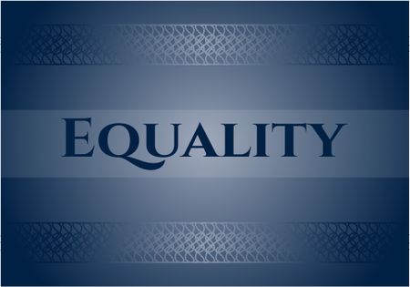 Equality banner or poster