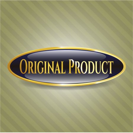 Original Product gold badge or emblem