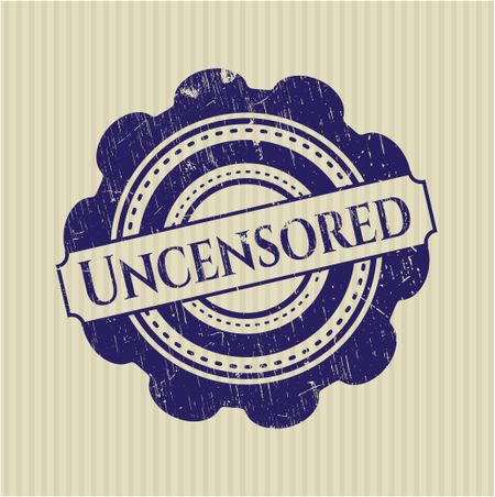 Uncensored grunge seal