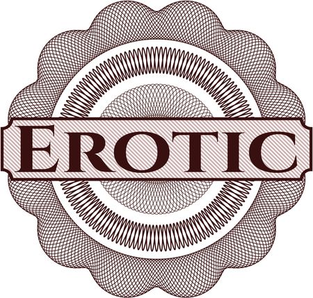 Erotic abstract rosette