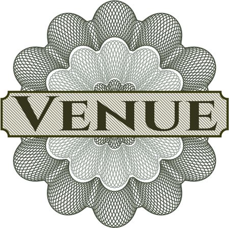 Venue abstract rosette