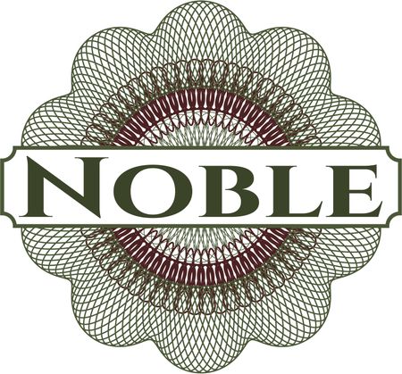 Noble abstract rosette