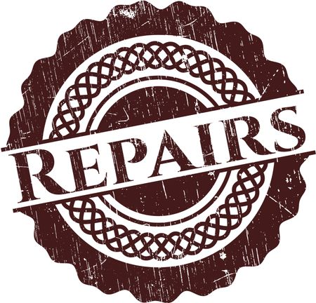 Repairs rubber seal with grunge texture