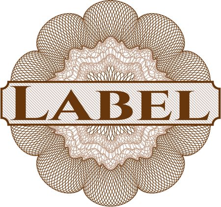 Label linear rosette