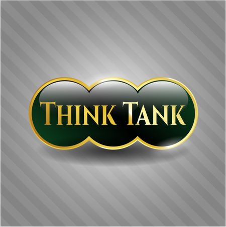 Think Tank gold emblem or badge