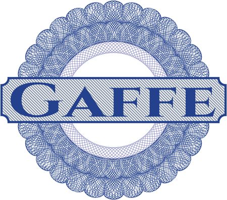 Gaffe abstract rosette
