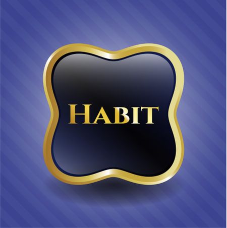 Habit golden emblem