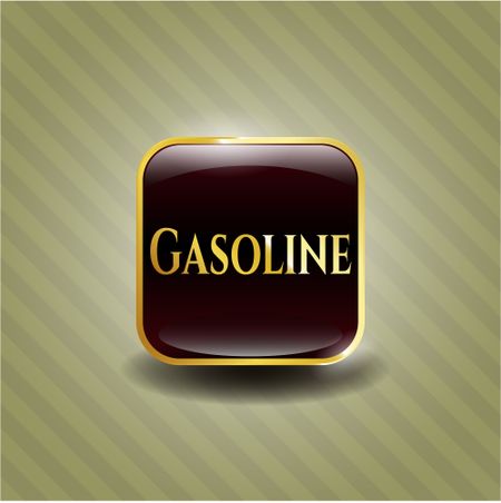 Gasoline shiny emblem
