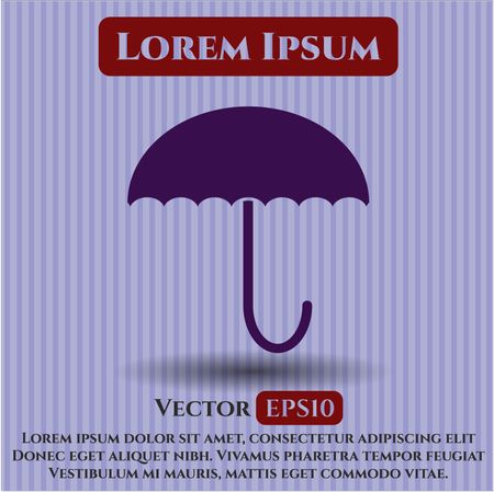 Umbrella vector icon