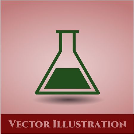 Test tube vector icon