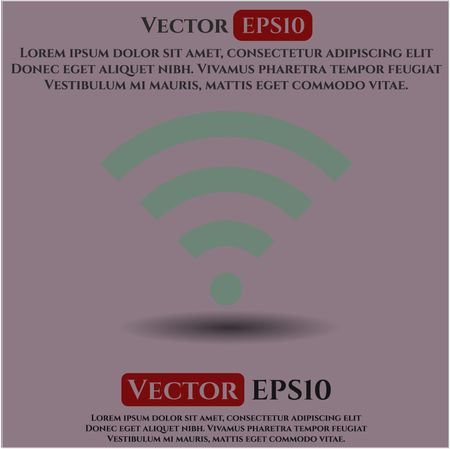 Wifi signal vector symbol