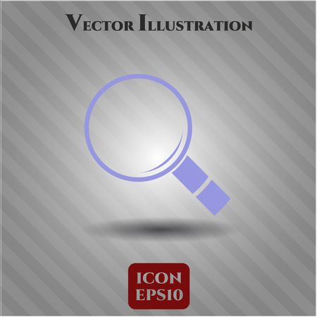 Magnifying glass, search vector icon