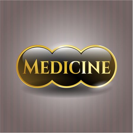 Medicine golden badge