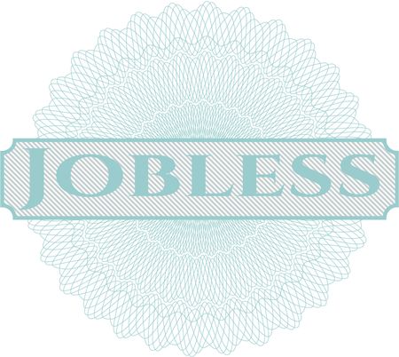 Jobless abstract rosette